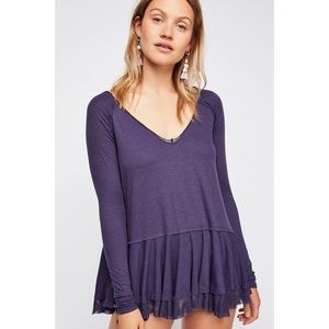 EUC Free People Tangerine tee